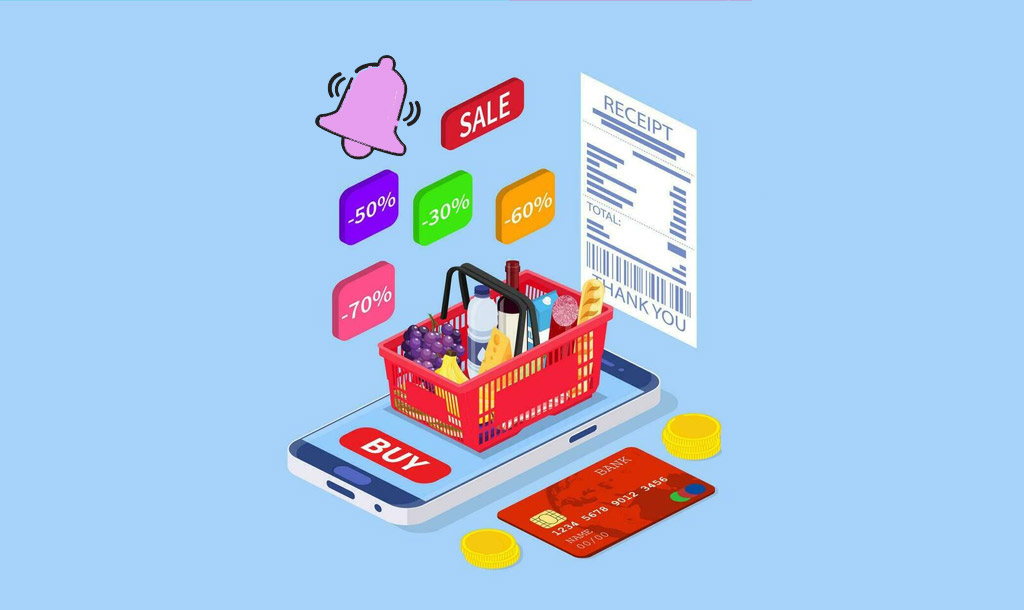 پوش نووتیفیکیشن برای سوپر مارکت ها